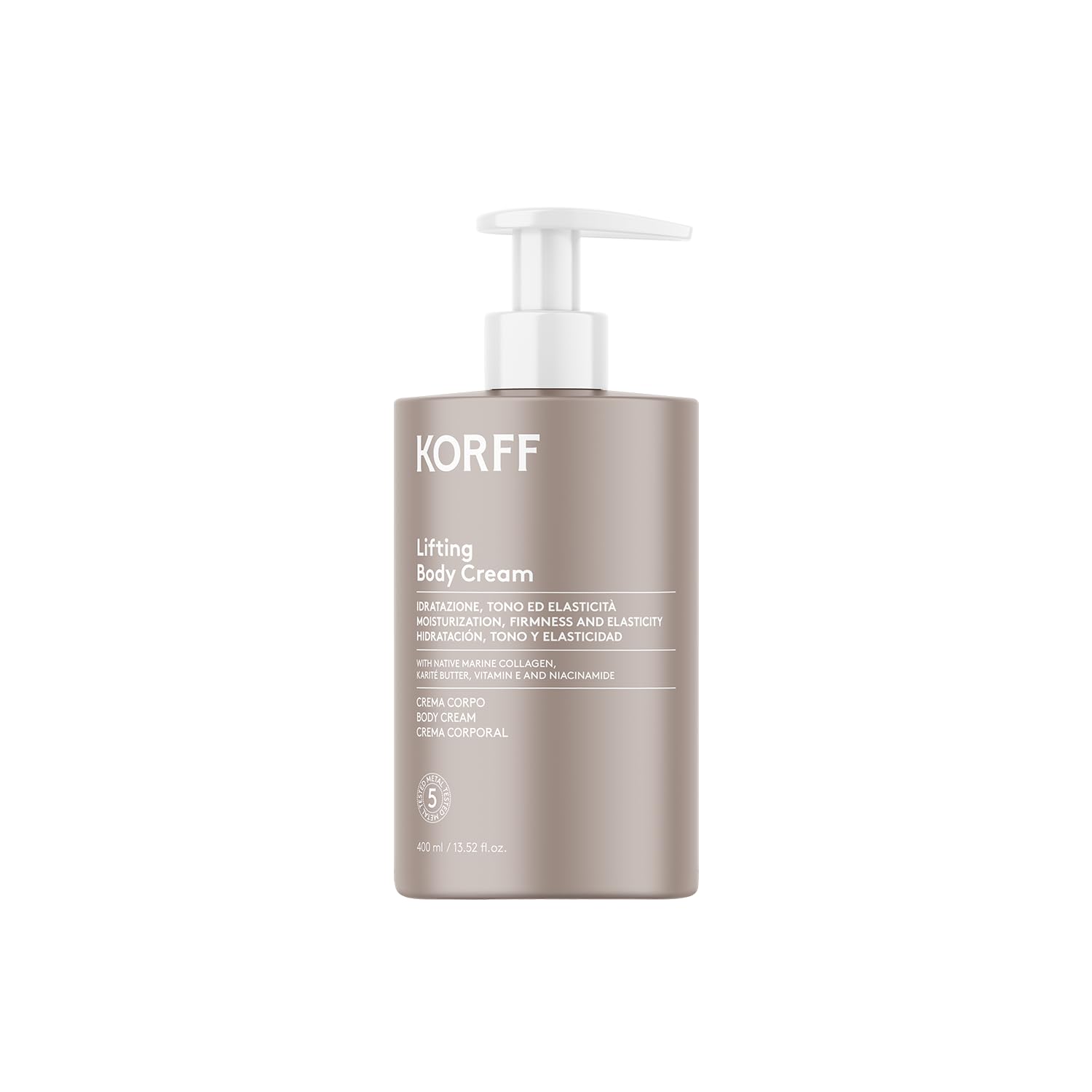 Korff Body Lifting Body Cream, Crema Corpo Rassodante, Elasticizzante e Nutrient