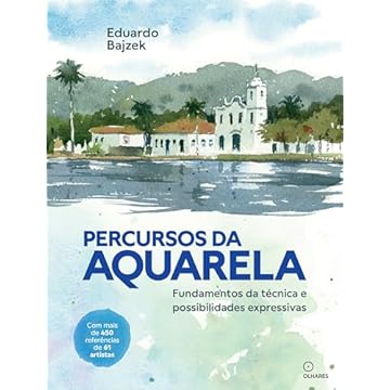Capa do livro Percursos da aquarela: Fundamentos da técnica e possibilidades expressivas