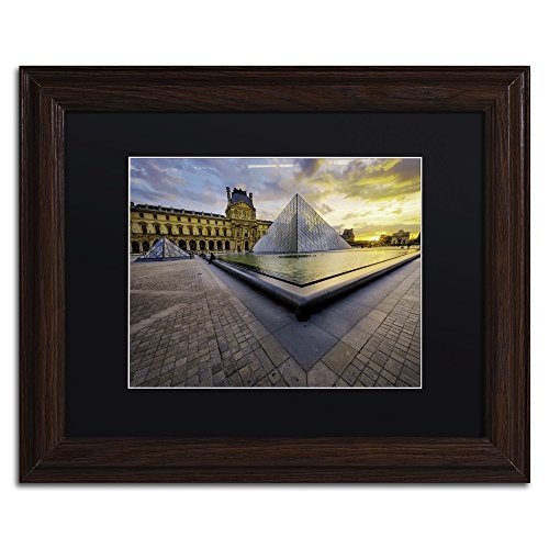 Geometry of the Louvre Framed Wall Art