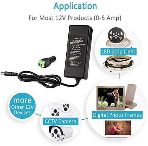 LEDMO 12V 10A Caricabatteria Notebook Adattatore PC Portatile Alimentatore 120W per Ac a Dc Convertitore Adattatore di Alimentazione