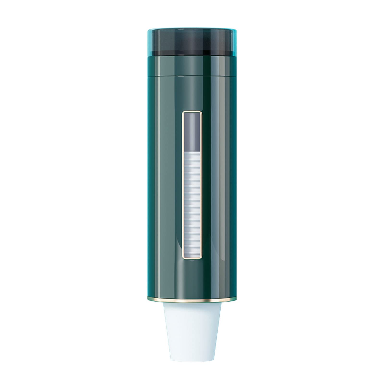 Dispenser di Bicchieri Dispenser per tazze usa e getta Montaggio a parete Portabicchieri a tirante verde Dispenser per organizer per bicchieri in plastica o carta per uso domestico e in ufficio Casa
