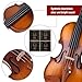 Rhythm Violin Set for Beginners,Acoustic Violins Starter Kit Package for Student,Beginners Fiddle with Hard Case, Rosin, Shoulder Rest, Bow, and Extra Strings (MATTE, Full)