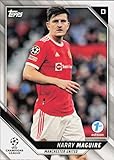 2021-22 TOPPS CHAMPIONS LEAGUE 1ST EDITION #183 HARRY MAGUIRE MANCHESTER UNITED SOCCER OFFICIAL TRADING CARD OF SOCCER