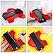 3 Pieces Contour Gauge Duplicator Plastic Contour Gauge Profile Multi-functional Shaping Measure Ruler for Precise Measurement Tiling Laminate Wood Marking Tool (5 Inch, 10 Inch, Assorted Color)