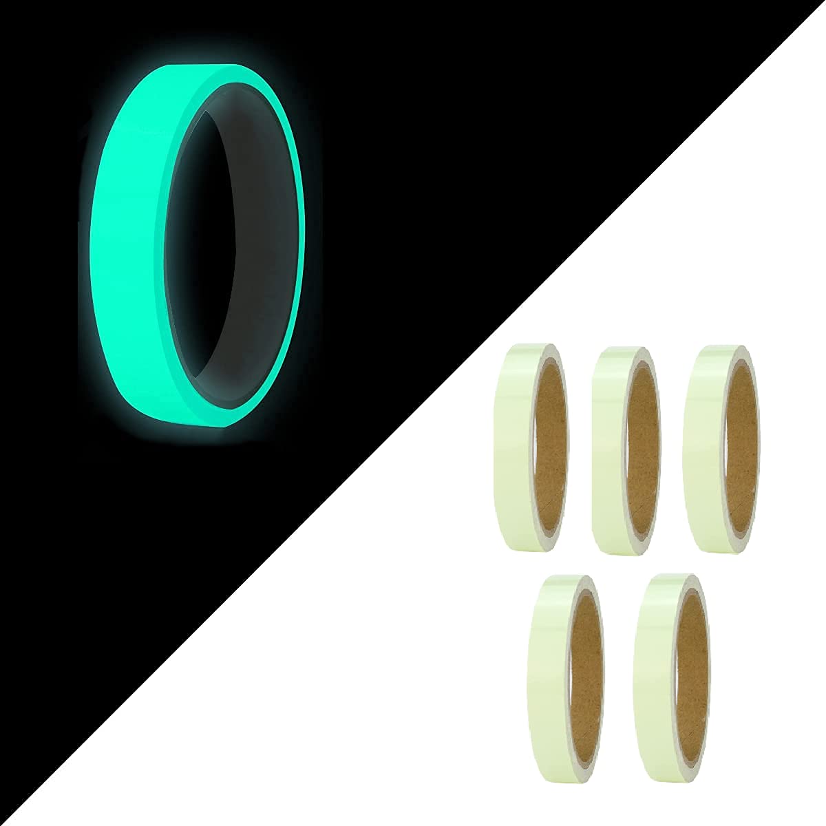 See full amazon price history chart for Hukimoyo Radium Tape Night Glow, Self-Adhesive PhotoLuminescent Glow Tape in the Dark Safety to Mark on Stairs, Walls, Exit Sign. (1.5 Cm * 5 Meter (5 Pcs), Sea Green) Hukimoyo Radium Tape Night Glow, Self-Adhesive PhotoLuminescent Glow Tape in the Dark Safety to Mark on Stairs, Walls, Exit Sign. (1.5 Cm * 5 Meter (5 Pcs), Sea Green) (B09HMHWTKW) Amazon Price History, Amazon Price Tracker