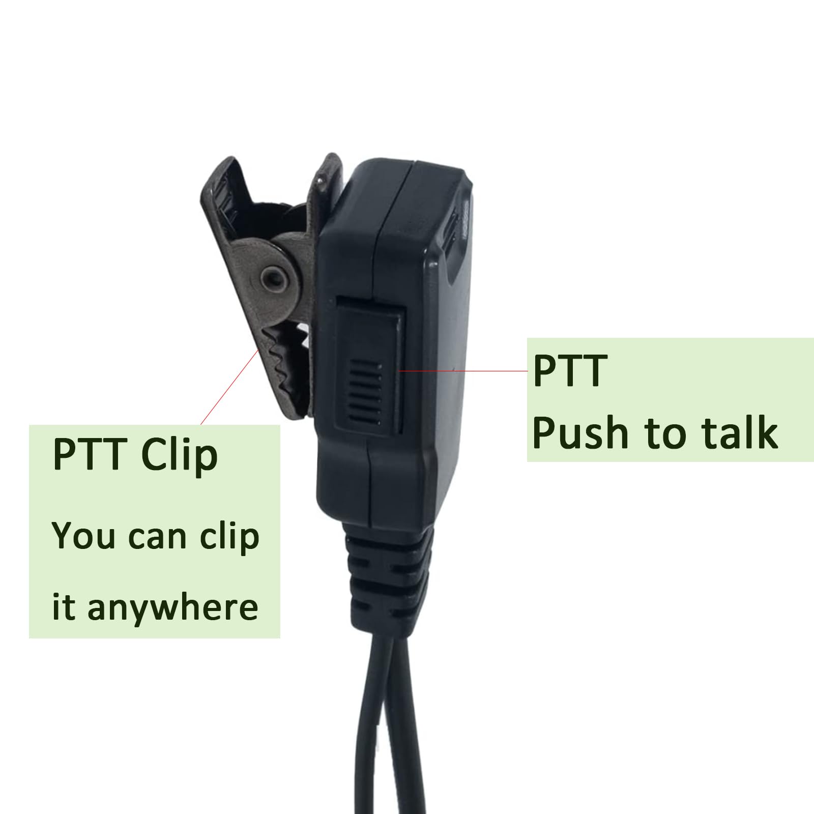 Auricolare a forma di G con microfono PTT 1 pin compatibile con Motorola SL300 SL3500e SL4000 SL7550 7580 7590 SL8550 TLK100 SL1K SL1M radio bidirezionale per walkie talkie confezione da 5