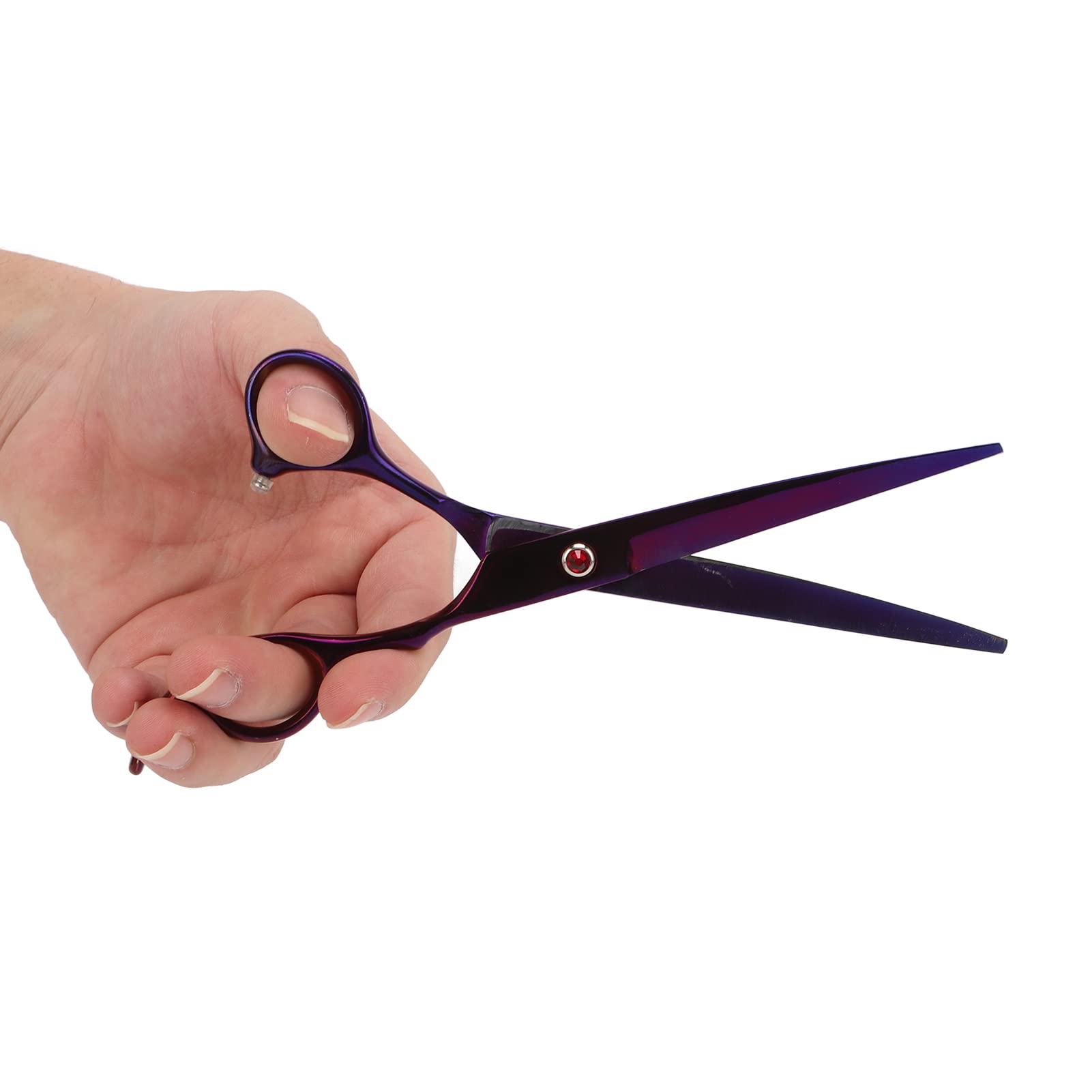 Zerodis Set de Tijeras de Peluquería para Mascotas, Kit de Aseo para Mascotas con 4 Tijeras y Peine de 19,05 Cm, for Recorte de Pelo y Desenredado de Pequeñas