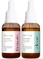 Kit Firmador e Clareador Íntimo Skintimy | Clear + Firmate | Testados Clinicamente por Ginecologistas e Dermatologistas 30ml