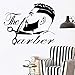 Produktbild Wandsticker, Wandkunst, Wandtattoos, Friseur Wandtattoo Vinyl Wandaufkleber Für Friseur Frisur Vinyl Applikation Tapete Aufkleber 57X69Cm
