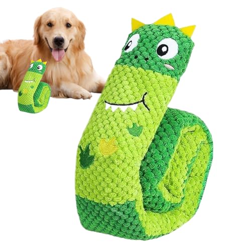 犬用キューキューおもちゃ | きしむ音 子犬 歯が生える ゲーム 知育玩具 - 柔らかい鳴るぬいぐるみ 小型中型大型犬用知育トイ 刺激グッズ