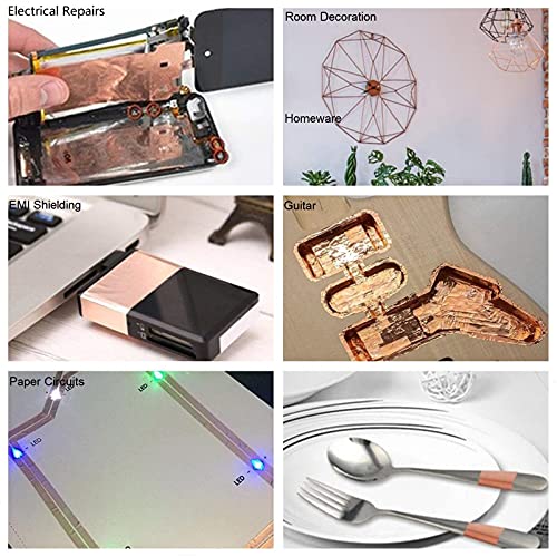 SunAurora Rame Nastro, Ultrasottile Nastro Adesivo...