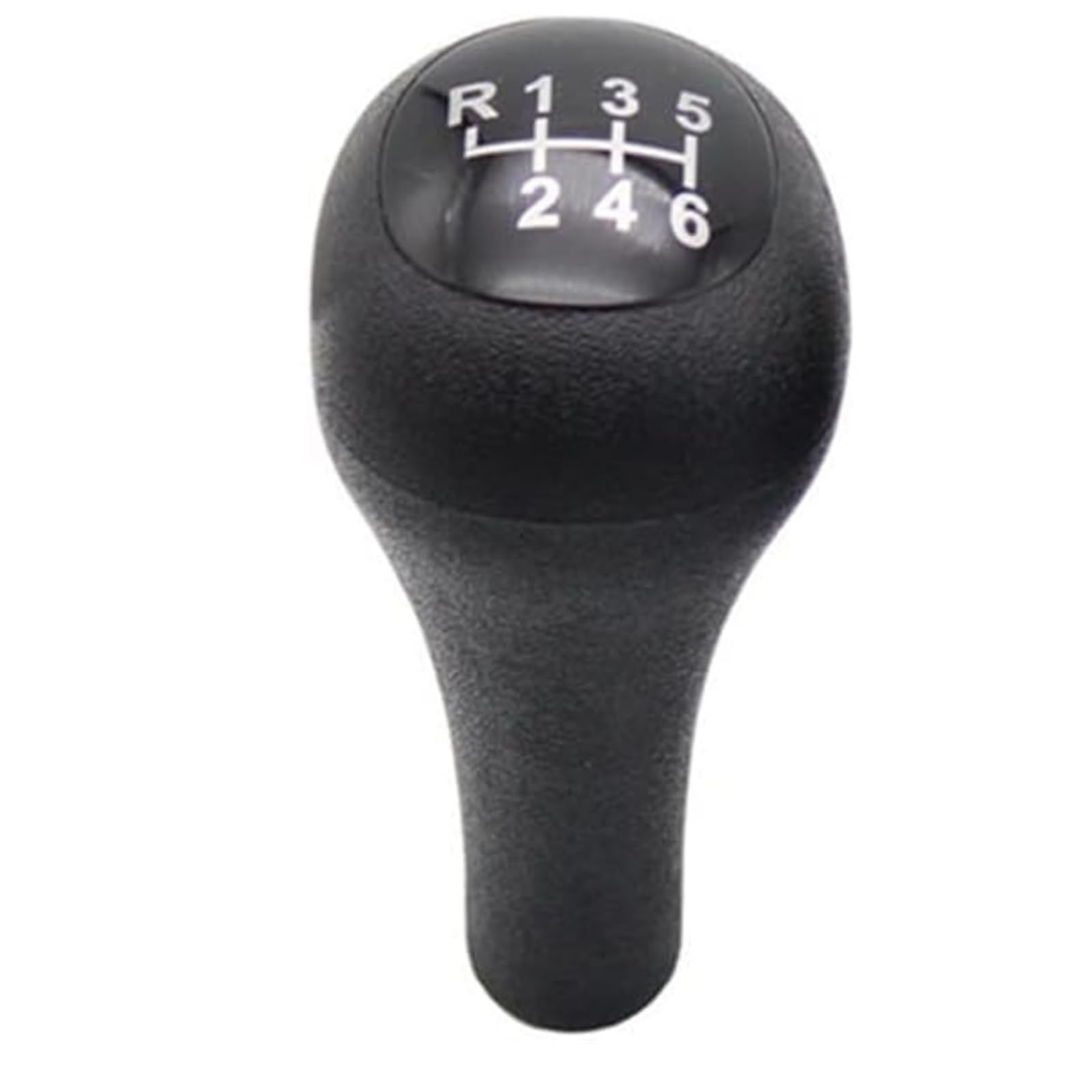 Gxsai 6 Speed Plastic Car Gear Lever For Focus Mk1 1998-2005 5 6 Speed Leather Manual Mt Car Gear Shift Knob(6 Speed Plastic)