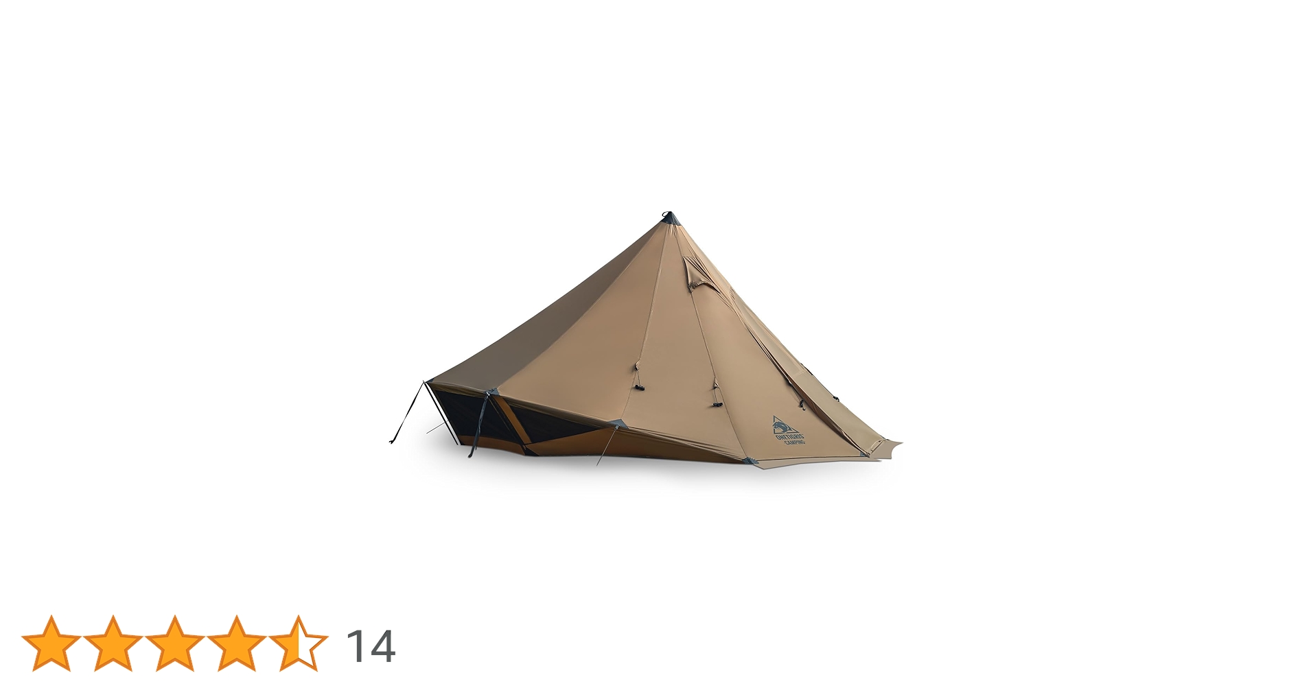 Onetigris GASTROPOD ホットテント OneTigris Gastropod 2-6 Person Hot Tent with Stove Jack