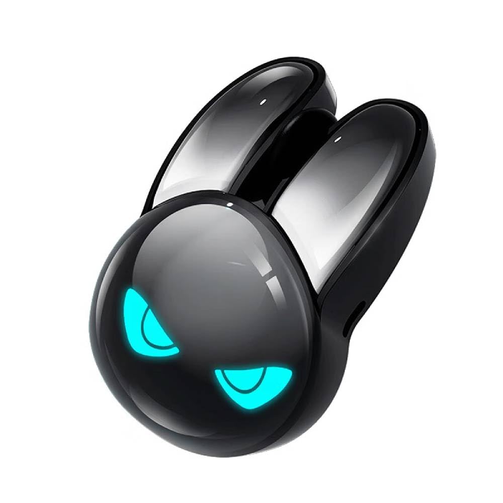 Cute Bunny Wireless Mouse, Silent Click, Dual-Mode (2.4G + Bluetooth 5.0), Rechargeable LED Light Mouse, Ergonomic Portable Cordless Mouse for Laptop, PC, Mac, iPad, Office & Home, Black-image-6