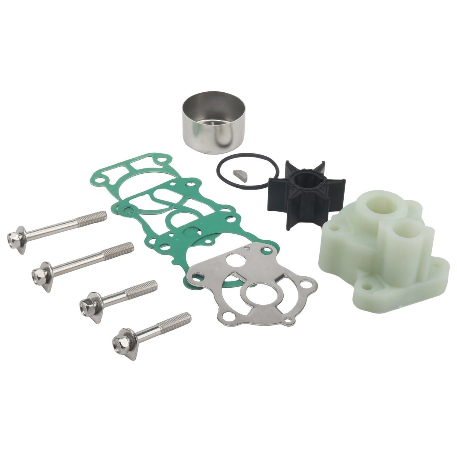Parti marine 692-W0078-02 Kit girante pompa acqua con alloggiamento per fuoribordo Yamaha 2 tempi 60 70 75 80 85 90 HP 18-3370 692-W0078