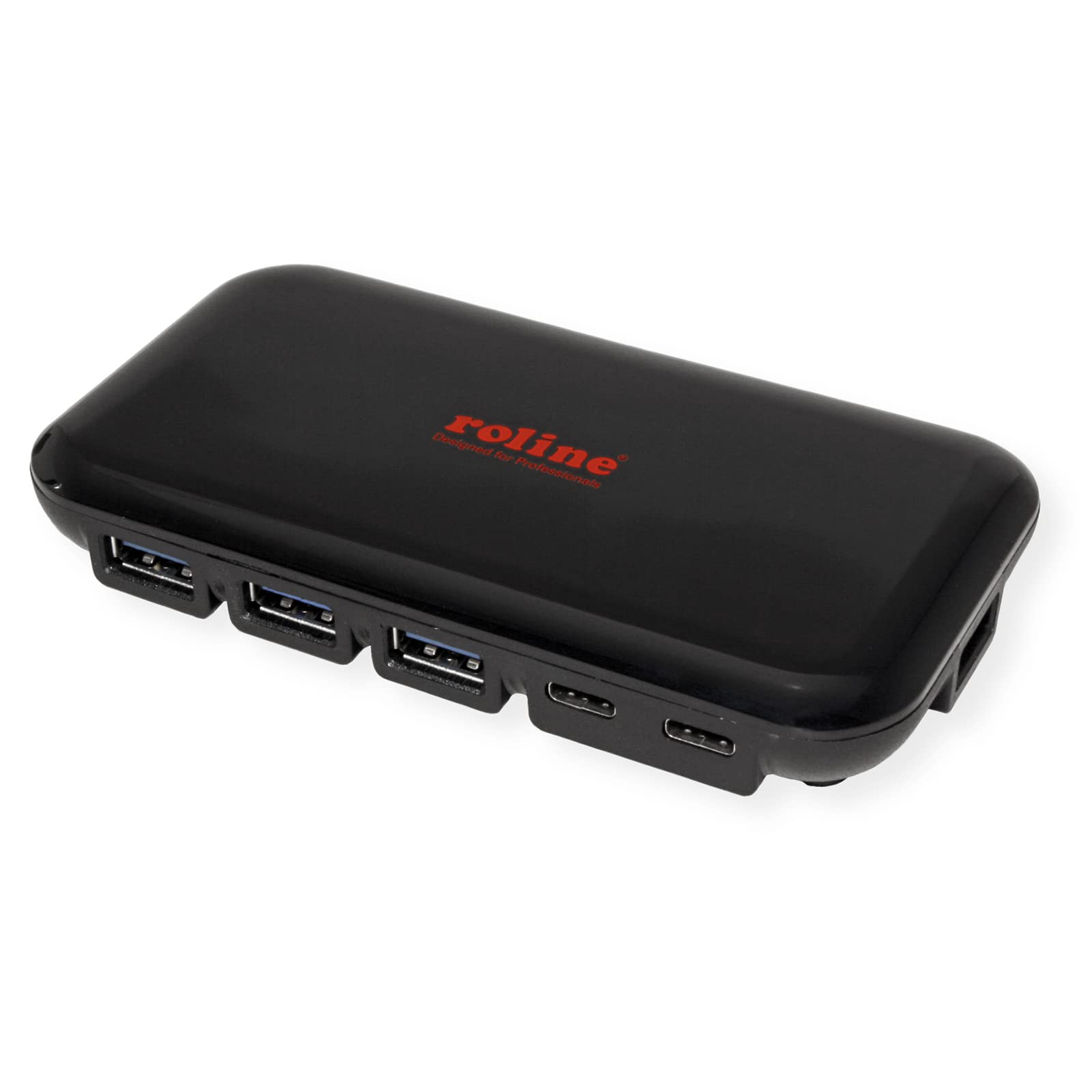 ROLINE USB 3.2 Gen 2 hub, 7-Way (3X Type C + 4X Type A)
