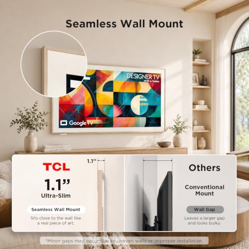 TCL 75" Designer Series Picture Frame TV, QLED 4K, 75A300L, 2026 Version - image 3