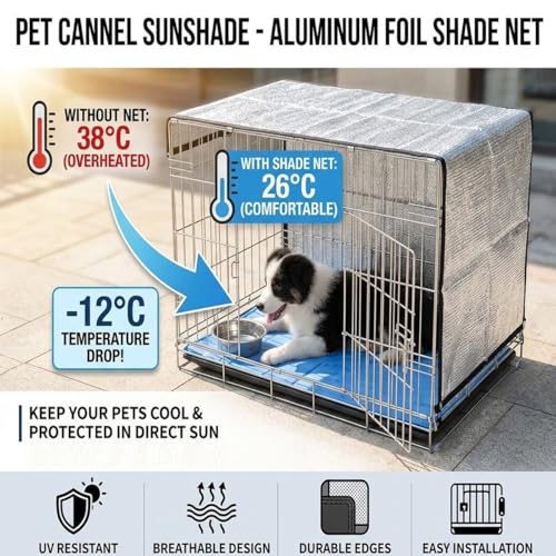 Bâche en maille robuste avec œillets pour ombrager votre terrasse