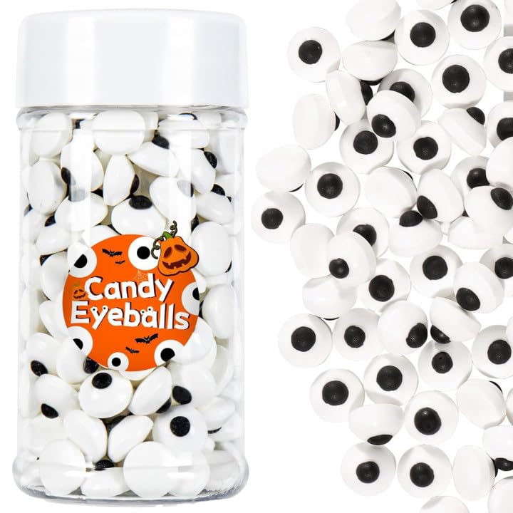 Candy Eyes For Cake Decorating Edible, 1Cm Eyes Sprinkles Sugar For Cookie, Cupcake Toppings(100G/3.53Oz)