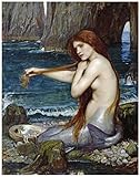 Art Print: THE MERMAID by John Williams Waterhouse (8'×10' print)