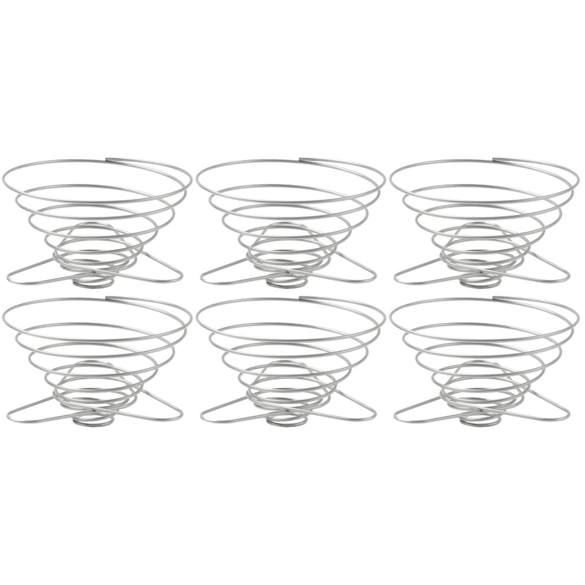3 Series Pequeño Cono Embudo De Café Goteo Papel Verter Filtrar Canalón Colador Maquina De Cafe Maquina Cafe Cafetera Acero Inoxidable Silver 2 Piezas X 3