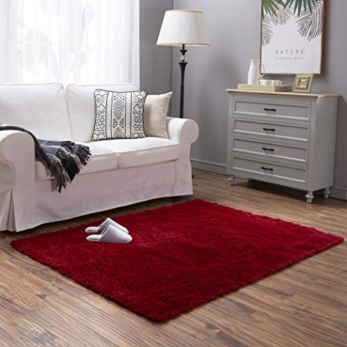 Teppich Wölkchen Shaggy Hochflor Teppich, Fellteppich, Bettvorleger I...