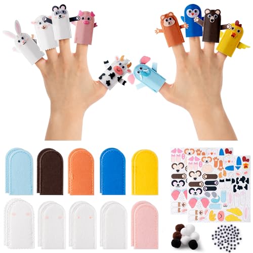 Cocnny FINGER PUPPET-01 Animal Finger Puppets Crafts cover