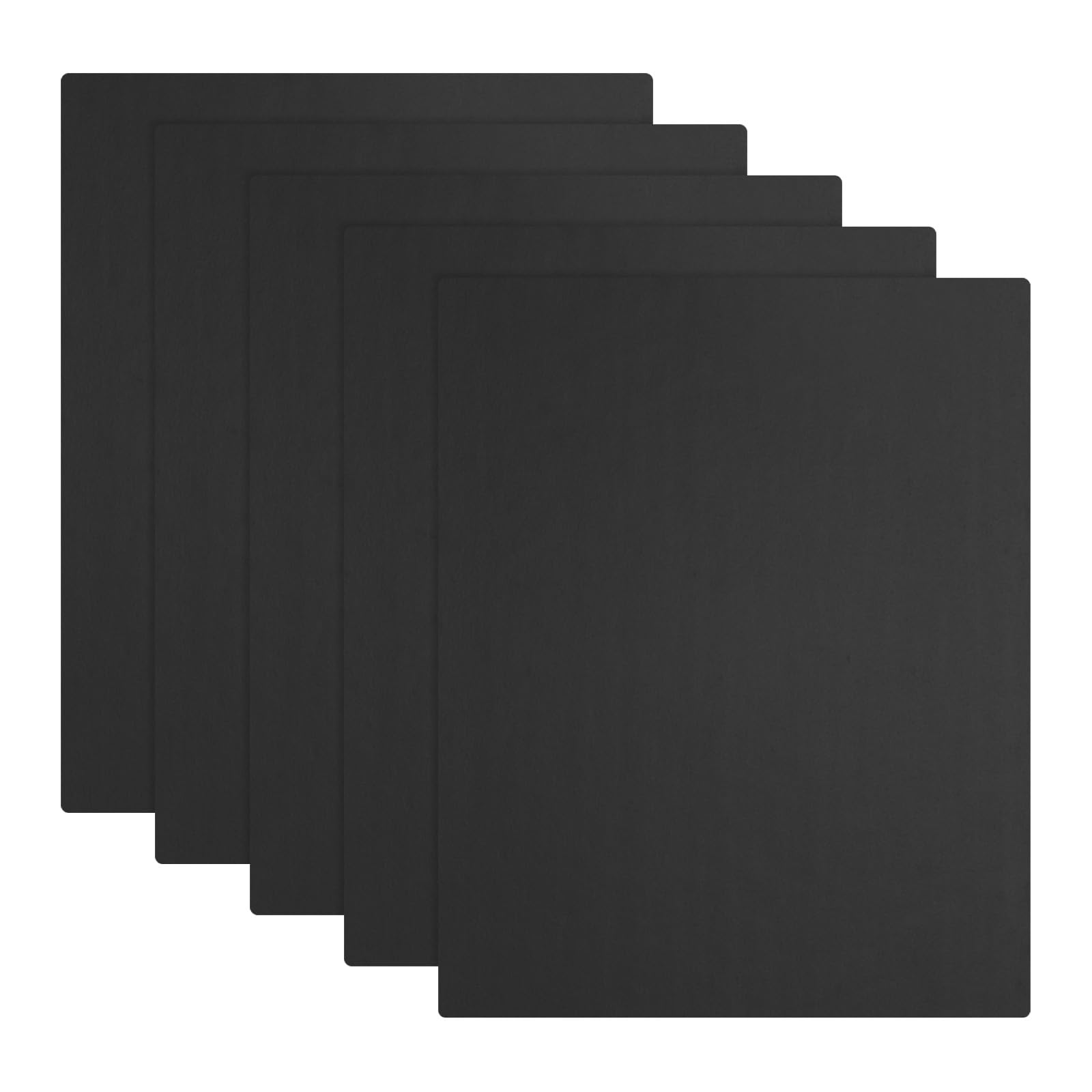 Rebower 5 PCS Black Foam Board 406 x 508 mm, Foam Boards 3.2mm Thick Foam Poster Board, [for Presentation Projects Art Crafts