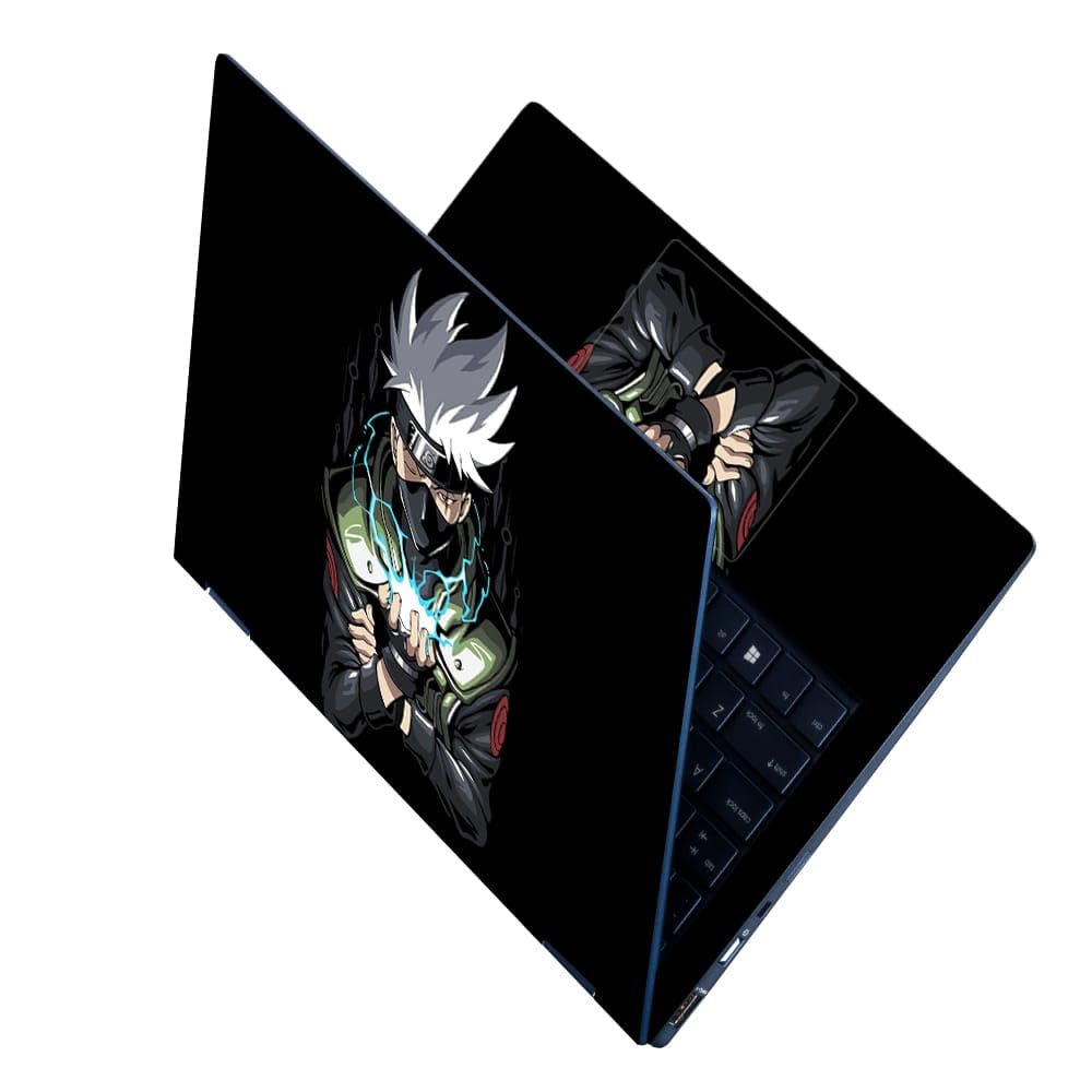 Finearts Full Body Laptop Skin Upto 15.6 inch Sticker Compatible for Dell/HP/Lenovo/Acer/Sony All Laptop Size Upto 14 to 15.6 Inch - Kakashi Hatake