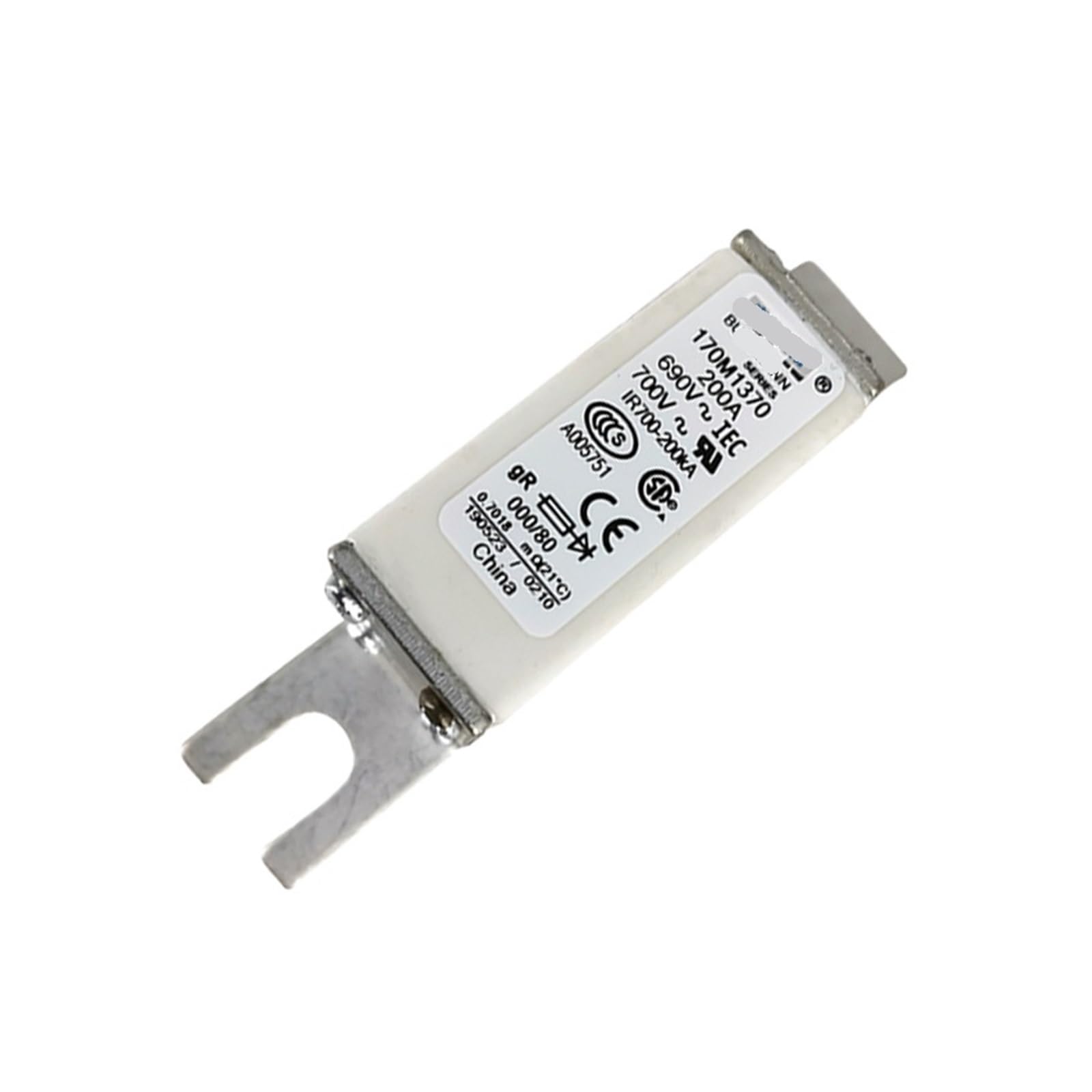 Fusible DC 170M1370 NISZA haute tension pour micro-interrupteur compact