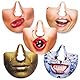 MIJOMA 15er Set Nasenmasken – Lustige Party-Masken für Erwachsene, Fotobox Verkleidung, Hochzeit, Geburtstag, JGA, Mitbringsel, Deko-Spaß für unvergessliche Feiern (Set 1)