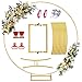 Produktbild Traubogen, Hochzeitsbogen, Gold Traubogen Hochzeit, Hochzeitsbogen Rund 2m, Ballonbogen Gestell mit Fuß, Ballon Kreis Rahmen mit StäNder, Ballon Ring