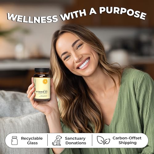 Image of Future Kind Vegan Vitamin D3 2500 IU for Bone & Muscle Support, 30ct | Bone and Muscle Function, Plant-Based from Lichen, Sugar-Free and Non-GMO, Vegan Vitamin D3 Supplement
