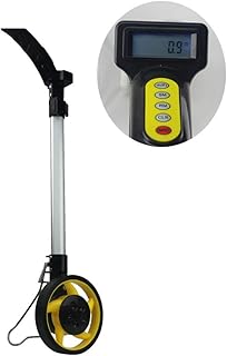 EVANEM Distance Measuring Wheel, Small Diameter Digital Display Foldable Distance Measuring Wheel with Folding Handle, LED Light and Storage Bag Measurement