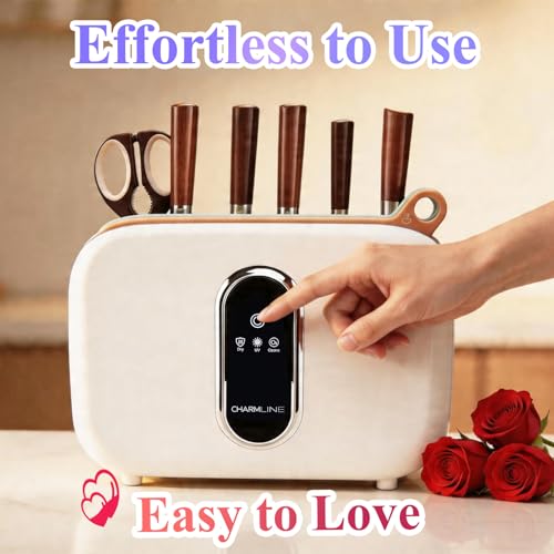 Image of Charmline Smart Cutting Board and Knife Set with Organizer