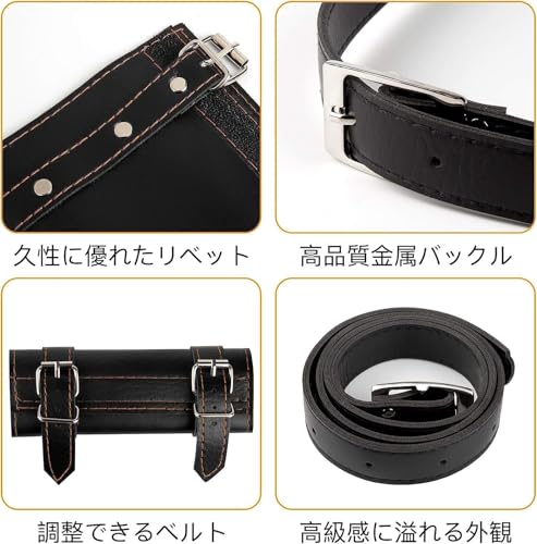 ノーブランド品 刀剣ホルダーソードベルト ブラック