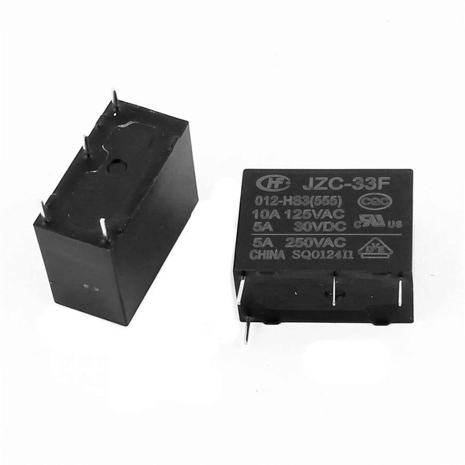 AQHYEBNSR 50PCS/lot Power relays HF33F JZC-33F-005-HS3 JZC-33F-012-HS3 JZC-33F-024-HS3 5A250VAC 4PIN