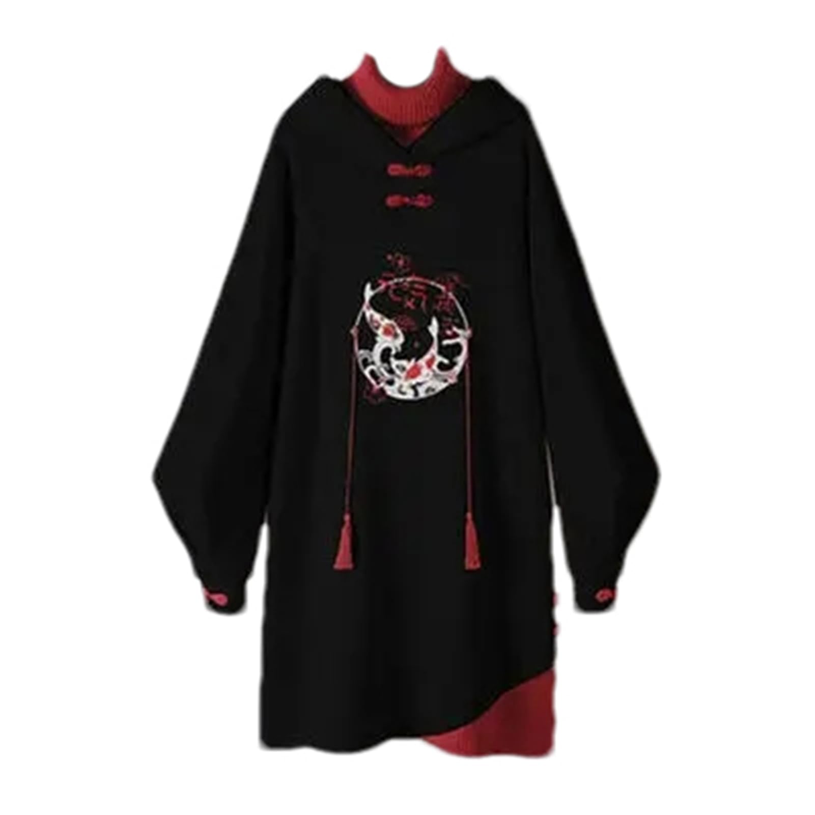 Casualowa damska bluza z kapturem chińskie luźne bluzy
