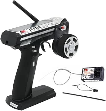 Flysky FS-GT3C RC Transmitter and Receiver FS-GR3E, 2.4GHz Radio Controller for RC Car Boat