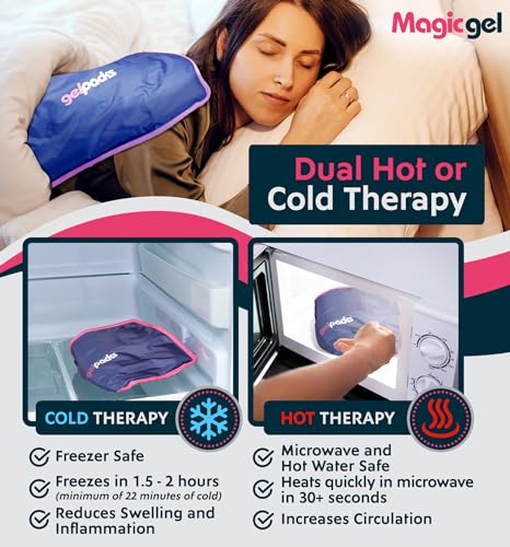 Magic Gel XXL Kühlkissen 60 x 38 cm - Gelmatte für den Ganzen Oberkörper - Das Kühlpad ist Extra Groß und Wiederverwendbar - Kühlakku zur Regeneration oder als Kühle Bett Unterlage