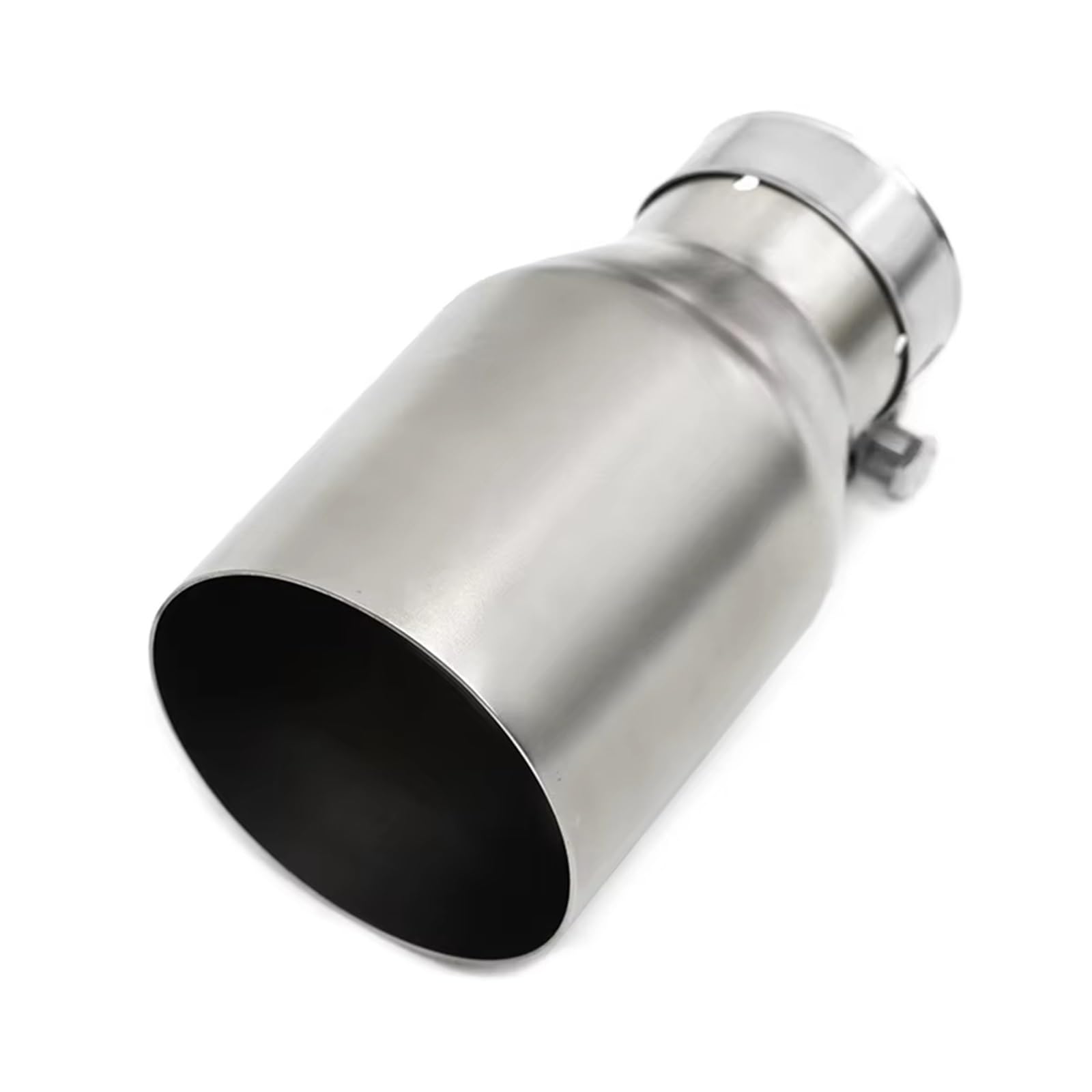 Cola de escape universal de 60 mm y silenciador recto para coche 7