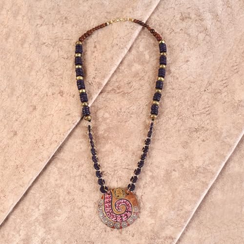 Image of AAKRITI ART CREATIONS Handcrafted Tribal Dhokra & Royal Brass Necklace Collection | Queen, Cleopatra & Heritage-Inspired Statement Jewelry | Artisan Ethnic Necklaces for Women
