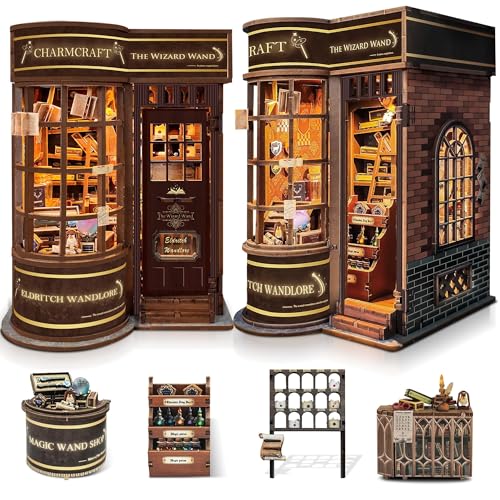 Book Nook Kits for Adults: SUNNINO Book Nook Kit Model Kits Craft Kits for Adults - DIY Miniature...