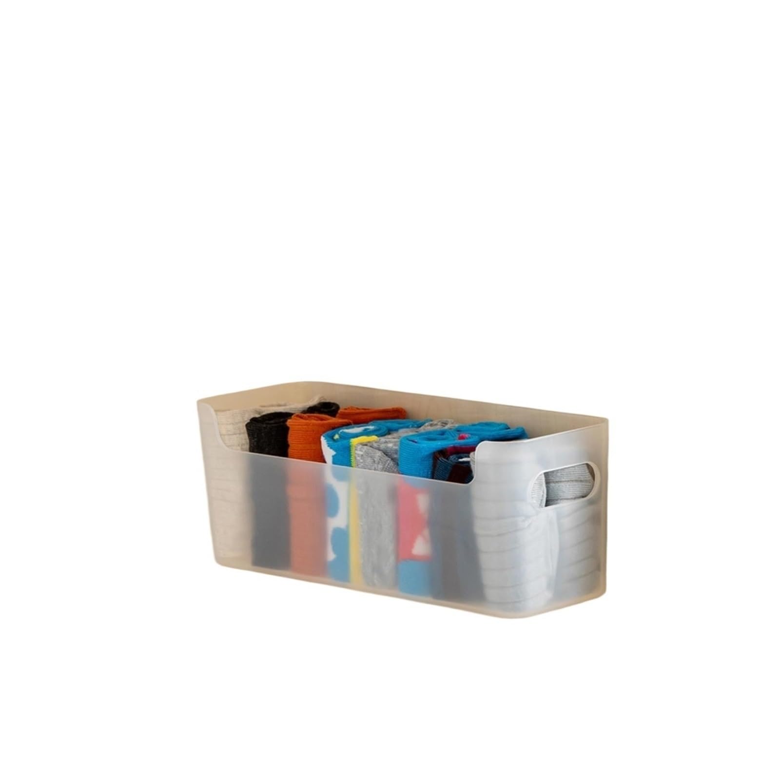 LuoAXINN Underwear Organizer Closets Clothes Organizer Box Wall Mounted Underwear Bra Socks Storage Boxes(S Transparent)