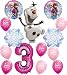 Frozen Pink 3rd Disney Movie Birthday Party Balloons Decorations Supplies by Anagram