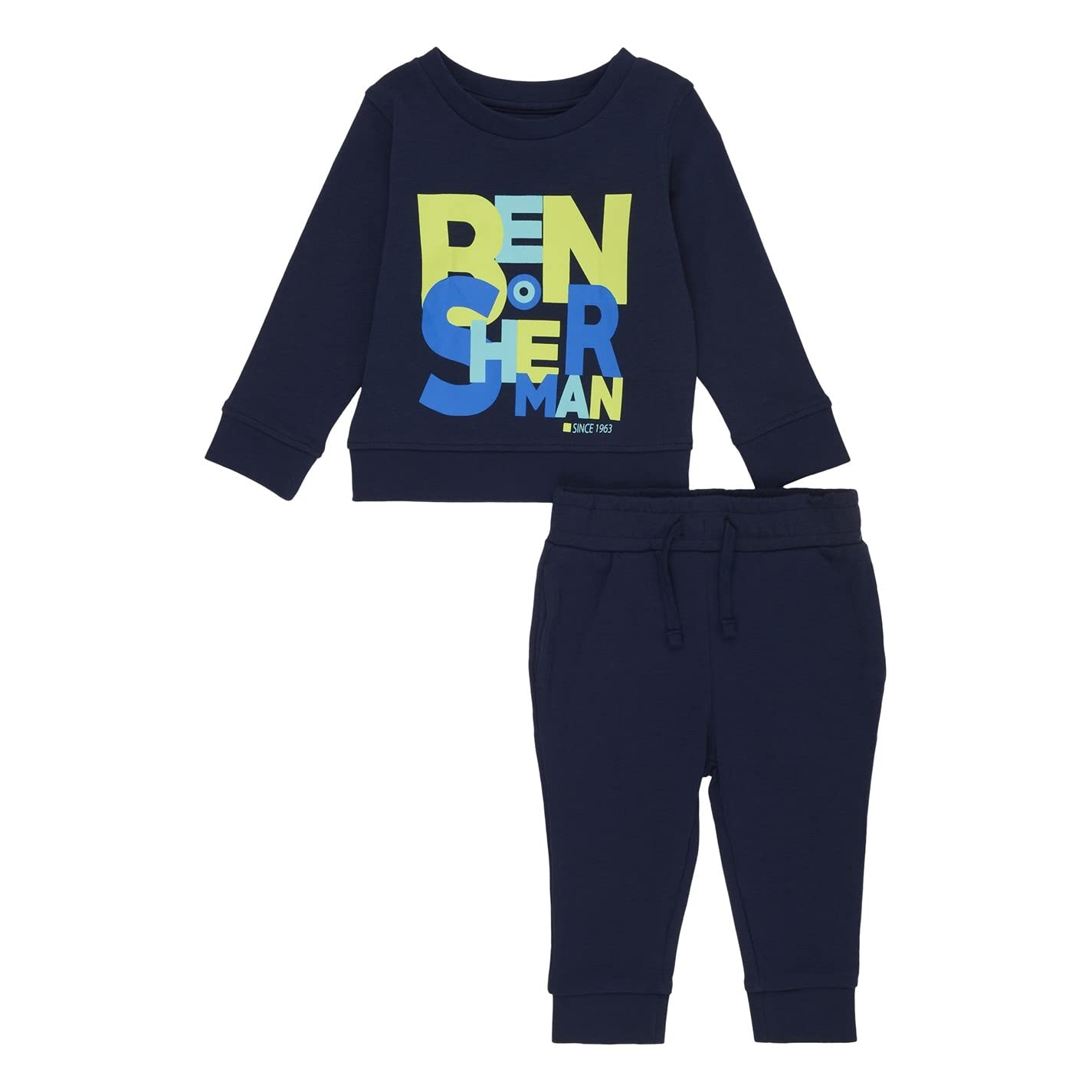 Ben ShermanNewborn BSS0983203 Ben Sherman Toddler Muddled Sweatshirt And Joggers