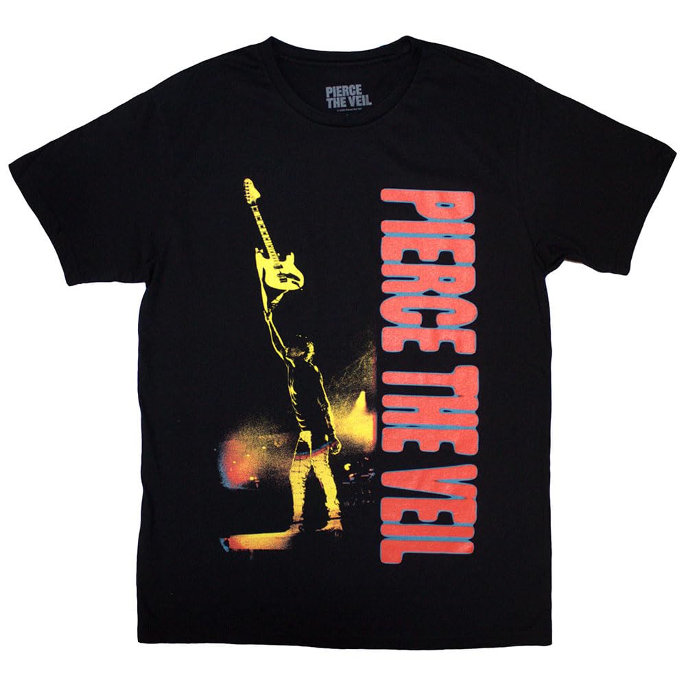 Pierce The Veil Guitar Swing T Shirt M Black