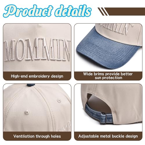 Image of Womens Trucker Hat|Best Mom Ever Embroidery Adjustable Hat for Women from Daughter Son