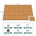 Sorbus 96 Sq. Ft. Wood Grain Floor Tiles Foam Mat EVA Interlocking Mats Tile 3/8-Inch Thick Flooring Wood Puzzle Exercise Mats w/Borders - Home Playroom Basement, Apartment, Trade Show, Baby, Dance