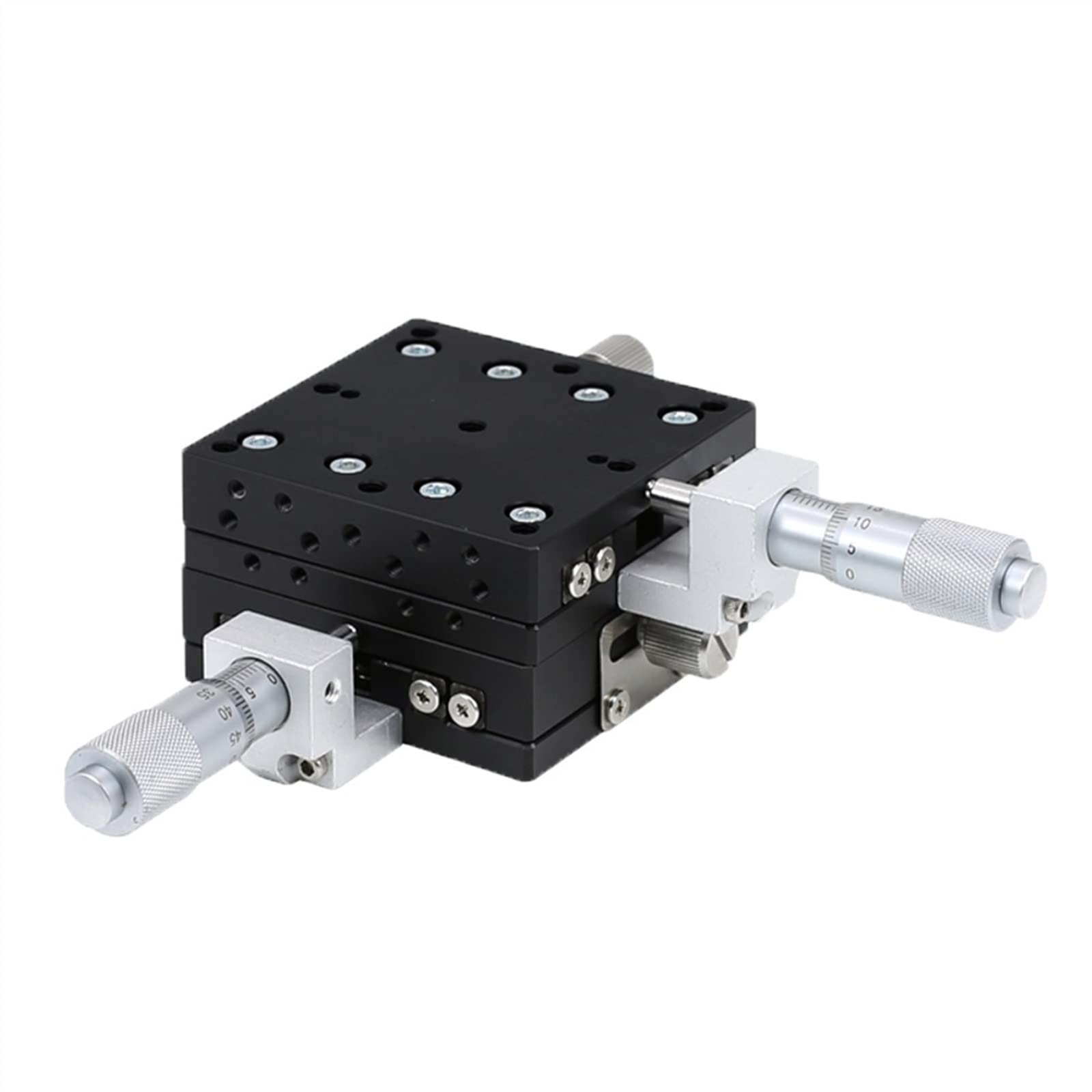 Tuning Translation Manual Linear Stage, Asse XY 30x30mm Tipo di guida trasversale Stadi di ricambio Piattaforma lineare Cuscinetto a sfere Regolazione manuale della piattaforma Tavolo scorrevole(LY30